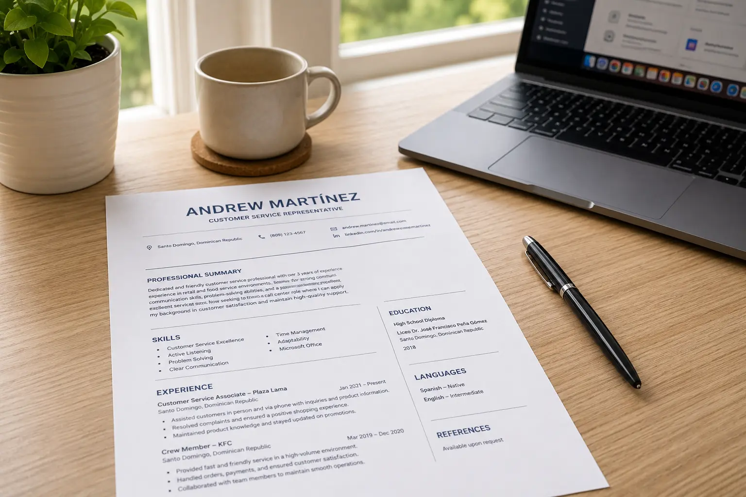 Your call center CV: what to include and what to delete